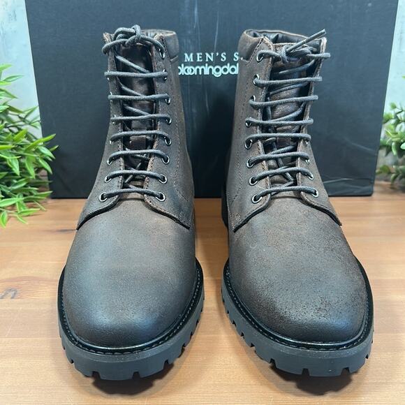 The Men's Store at Bloomingdale's Men's Plain Toe Boots Size 8.5 - Picture 4 of 10